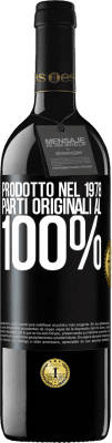 39,95 € Spedizione Gratuita | Vino rosso Edizione RED MBE Riserva Prodotto nel 1978. Parti originali al 100% Etichetta Nera. Etichetta personalizzabile Riserva 12 Mesi Raccogliere 2014 Tempranillo