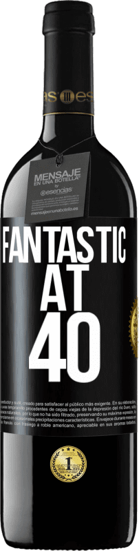 39,95 € Free Shipping | Red Wine RED Edition MBE Reserve Fantastic at 40 Black Label. Customizable label Reserve 12 Months Harvest 2015 Tempranillo