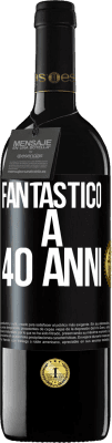 39,95 € Spedizione Gratuita | Vino rosso Edizione RED MBE Riserva Fantastic@ a 40 anni Etichetta Nera. Etichetta personalizzabile Riserva 12 Mesi Raccogliere 2014 Tempranillo