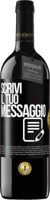 39,95 € Spedizione Gratuita | Vino rosso Edizione RED MBE Riserva Scrivi il tuo messaggio Etichetta Nera. Etichetta personalizzabile Riserva 12 Mesi Raccogliere 2015 Tempranillo