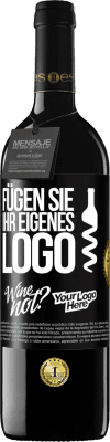 39,95 € Kostenloser Versand | Rotwein RED Ausgabe MBE Reserve Füge dein eigenes Logo hinzu Schwarzes Etikett. Anpassbares Etikett Reserve 12 Monate Ernte 2014 Tempranillo