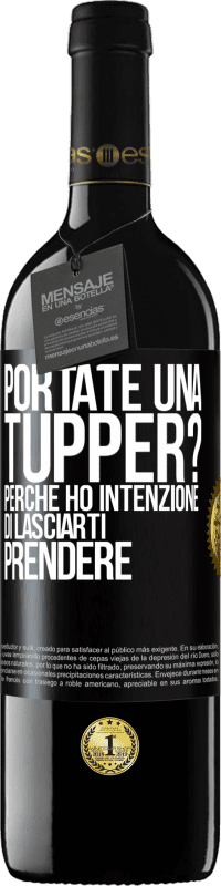 39,95 € Spedizione Gratuita | Vino rosso Edizione RED MBE Riserva Portate una tupper? Perché ho intenzione di lasciarti prendere Etichetta Nera. Etichetta personalizzabile Riserva 12 Mesi Raccogliere 2014 Tempranillo