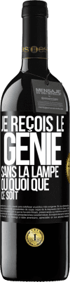 39,95 € Envoi gratuit | Vin rouge Édition RED MBE Réserve Je reçois le génie sans la lampe ou quoi que ce soit Étiquette Noire. Étiquette personnalisable Réserve 12 Mois Récolte 2015 Tempranillo