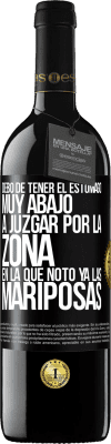 39,95 € Envío gratis | Vino Tinto Edición RED MBE Reserva Debo de tener el estómago muy abajo a juzgar por la zona en la que noto ya las mariposas Etiqueta Negra. Etiqueta personalizable Reserva 12 Meses Cosecha 2015 Tempranillo