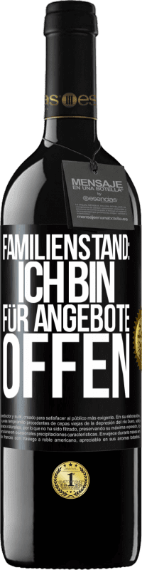 39,95 € Kostenloser Versand | Rotwein RED Ausgabe MBE Reserve Familienstand: Ich bin für Angebote offen Schwarzes Etikett. Anpassbares Etikett Reserve 12 Monate Ernte 2015 Tempranillo