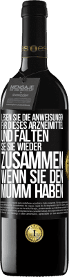 39,95 € Kostenloser Versand | Rotwein RED Ausgabe MBE Reserve Lesen Sie die Anweisungen für dieses Arzneimittel und falten Sie sie wieder zusammen, wenn Sie den Mumm haben Schwarzes Etikett. Anpassbares Etikett Reserve 12 Monate Ernte 2014 Tempranillo