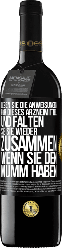 39,95 € Kostenloser Versand | Rotwein RED Ausgabe MBE Reserve Lesen Sie die Anweisungen für dieses Arzneimittel und falten Sie sie wieder zusammen, wenn Sie den Mumm haben Schwarzes Etikett. Anpassbares Etikett Reserve 12 Monate Ernte 2015 Tempranillo