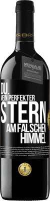 39,95 € Kostenloser Versand | Rotwein RED Ausgabe MBE Reserve Du. Mein perfekter Stern am falschen Himmel Schwarzes Etikett. Anpassbares Etikett Reserve 12 Monate Ernte 2014 Tempranillo