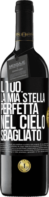 39,95 € Spedizione Gratuita | Vino rosso Edizione RED MBE Riserva Il tuo. La mia stella perfetta nel cielo sbagliato Etichetta Nera. Etichetta personalizzabile Riserva 12 Mesi Raccogliere 2014 Tempranillo