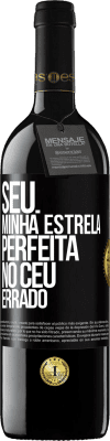 39,95 € Envio grátis | Vinho tinto Edição RED MBE Reserva Seu. Minha estrela perfeita no céu errado Etiqueta Preta. Etiqueta personalizável Reserva 12 Meses Colheita 2016 Tempranillo