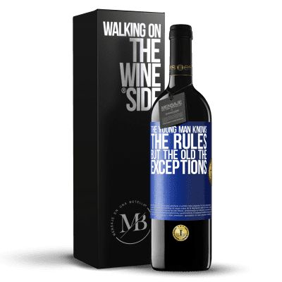 «The young man knows the rules, but the old the exceptions» RED Edition MBE Reserve