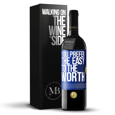 «You prefer the easy to the worth» RED Edition MBE Reserve