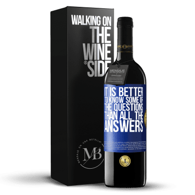«It is better to know some of the questions than all the answers» RED Edition MBE Reserve