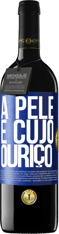 39,95 € Envio grátis | Vinho tinto Edição RED MBE Reserva A pele é cujo ouriço Etiqueta Azul. Etiqueta personalizável Reserva 12 Meses Colheita 2015 Tempranillo