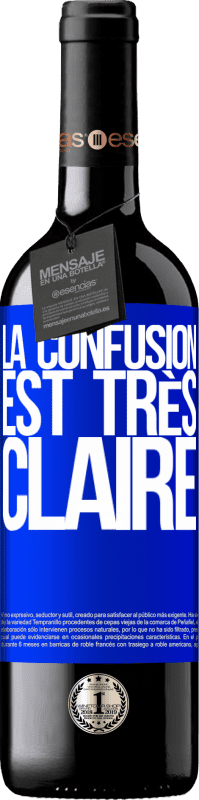 39,95 € Envoi gratuit | Vin rouge Édition RED MBE Réserve La confusion est très claire Étiquette Bleue. Étiquette personnalisable Réserve 12 Mois Récolte 2015 Tempranillo