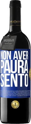 39,95 € Spedizione Gratuita | Vino rosso Edizione RED MBE Riserva Non aver paura Sento Etichetta Blu. Etichetta personalizzabile Riserva 12 Mesi Raccogliere 2015 Tempranillo