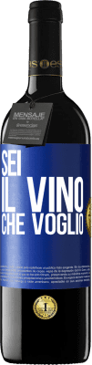 39,95 € Spedizione Gratuita | Vino rosso Edizione RED MBE Riserva Sei il vino che voglio Etichetta Blu. Etichetta personalizzabile Riserva 12 Mesi Raccogliere 2015 Tempranillo