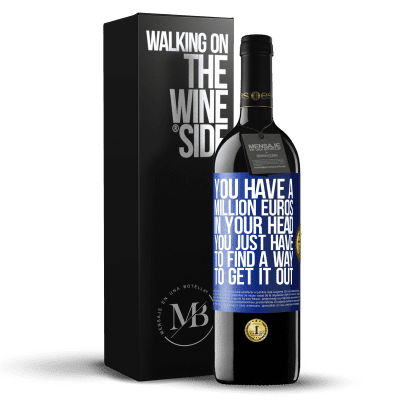 «You have a million euros in your head. You just have to find a way to get it out» RED Edition MBE Reserve