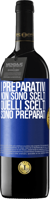 39,95 € Spedizione Gratuita | Vino rosso Edizione RED MBE Riserva I preparativi non sono scelti, quelli scelti sono preparati Etichetta Blu. Etichetta personalizzabile Riserva 12 Mesi Raccogliere 2015 Tempranillo