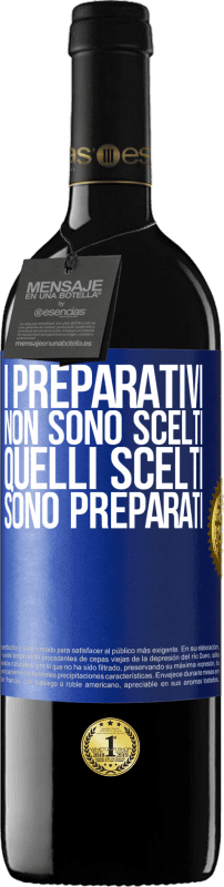 39,95 € Spedizione Gratuita | Vino rosso Edizione RED MBE Riserva I preparativi non sono scelti, quelli scelti sono preparati Etichetta Blu. Etichetta personalizzabile Riserva 12 Mesi Raccogliere 2016 Tempranillo