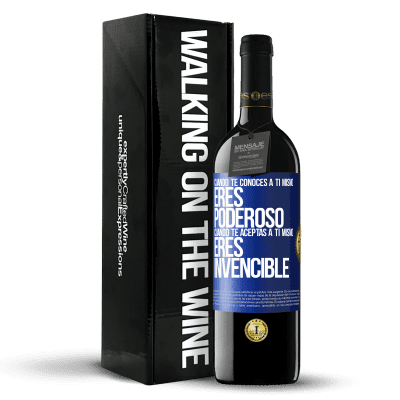 «Cuando te conoces a ti mismo, eres poderoso. Cuando te aceptas a ti mismo, eres invencible» Edición RED MBE Reserva