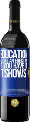 39,95 € Free Shipping | Red Wine RED Edition MBE Reserve Education is like an erection. If you have it, it shows Blue Label. Customizable label Reserve 12 Months Harvest 2014 Tempranillo