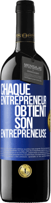 39,95 € Envoi gratuit | Vin rouge Édition RED MBE Réserve Chaque entrepreneur obtient son entrepreneuse Étiquette Bleue. Étiquette personnalisable Réserve 12 Mois Récolte 2015 Tempranillo