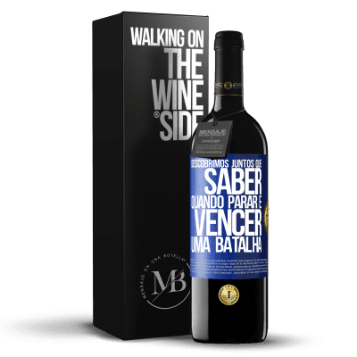 «Descobrimos juntos que saber quando parar é vencer uma batalha» Edição RED MBE Reserva