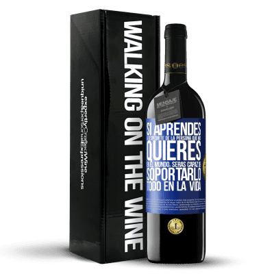 «Si aprendes a despedirte de la persona que más quieres en el mundo, serás capaz de soportarlo todo en la vida» Edición RED MBE Reserva