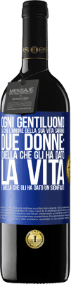 39,95 € Spedizione Gratuita | Vino rosso Edizione RED MBE Riserva Ogni gentiluomo sa che l'amore della sua vita saranno due donne: quella che gli ha dato la vita e quella che gli ha dato un Etichetta Blu. Etichetta personalizzabile Riserva 12 Mesi Raccogliere 2014 Tempranillo