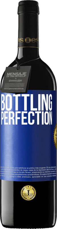 39,95 € Envío gratis | Vino Tinto Edición RED MBE Reserva Bottling perfection Etiqueta Azul. Etiqueta personalizable Reserva 12 Meses Cosecha 2015 Tempranillo