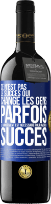 39,95 € Envoi gratuit | Vin rouge Édition RED MBE Réserve Ce n'est pas le succès qui change les gens. Parfois le changement est nécessaire pour avoir du succès Étiquette Bleue. Étiquette personnalisable Réserve 12 Mois Récolte 2014 Tempranillo