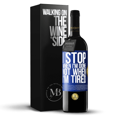 «I stop when I'm done, not when I'm tired» RED Edition MBE Reserve