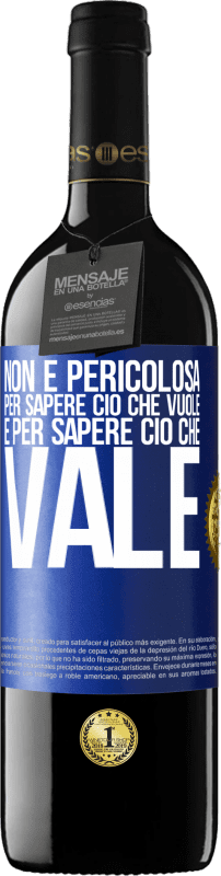 39,95 € Spedizione Gratuita | Vino rosso Edizione RED MBE Riserva Non è pericolosa per sapere ciò che vuole, è per sapere ciò che vale Etichetta Blu. Etichetta personalizzabile Riserva 12 Mesi Raccogliere 2015 Tempranillo