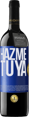 39,95 € Envío gratis | Vino Tinto Edición RED MBE Reserva Hazme tuya Etiqueta Azul. Etiqueta personalizable Reserva 12 Meses Cosecha 2016 Tempranillo