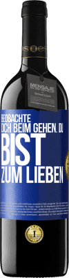 39,95 € Kostenloser Versand | Rotwein RED Ausgabe MBE Reserve Beobachte dich beim Gehen. Du bist zum Lieben Blaue Markierung. Anpassbares Etikett Reserve 12 Monate Ernte 2015 Tempranillo