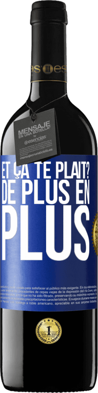 39,95 € Envoi gratuit | Vin rouge Édition RED MBE Réserve Et ça te plaît? De plus en plus Étiquette Bleue. Étiquette personnalisable Réserve 12 Mois Récolte 2016 Tempranillo