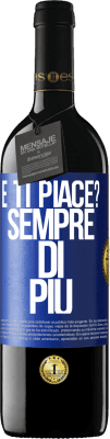 39,95 € Spedizione Gratuita | Vino rosso Edizione RED MBE Riserva e ti piace? Sempre di più Etichetta Blu. Etichetta personalizzabile Riserva 12 Mesi Raccogliere 2014 Tempranillo