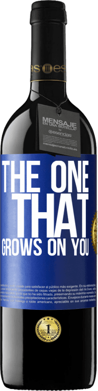 39,95 € Free Shipping | Red Wine RED Edition MBE Reserve The one that grows on you Blue Label. Customizable label Reserve 12 Months Harvest 2014 Tempranillo