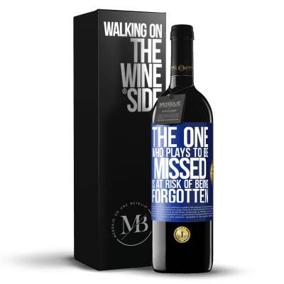 «The one who plays to be missed is at risk of being forgotten» RED Edition MBE Reserve