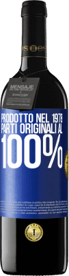 39,95 € Spedizione Gratuita | Vino rosso Edizione RED MBE Riserva Prodotto nel 1978. Parti originali al 100% Etichetta Blu. Etichetta personalizzabile Riserva 12 Mesi Raccogliere 2015 Tempranillo