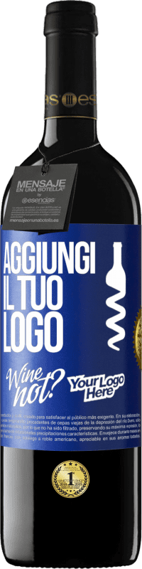 39,95 € Spedizione Gratuita | Vino rosso Edizione RED MBE Riserva Aggiungi il tuo logo Etichetta Blu. Etichetta personalizzabile Riserva 12 Mesi Raccogliere 2015 Tempranillo