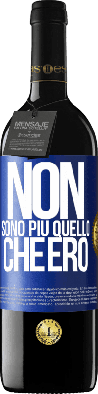 39,95 € Spedizione Gratuita | Vino rosso Edizione RED MBE Riserva Non sono più quello che ero Etichetta Blu. Etichetta personalizzabile Riserva 12 Mesi Raccogliere 2015 Tempranillo