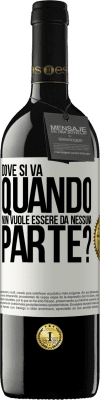 39,95 € Spedizione Gratuita | Vino rosso Edizione RED MBE Riserva dove si va quando non vuole essere da nessuna parte? Etichetta Bianca. Etichetta personalizzabile Riserva 12 Mesi Raccogliere 2014 Tempranillo