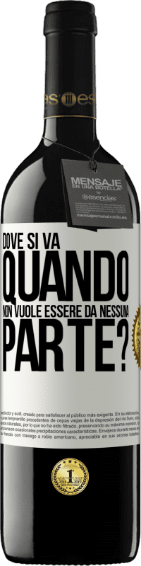 39,95 € Spedizione Gratuita | Vino rosso Edizione RED MBE Riserva dove si va quando non vuole essere da nessuna parte? Etichetta Bianca. Etichetta personalizzabile Riserva 12 Mesi Raccogliere 2016 Tempranillo