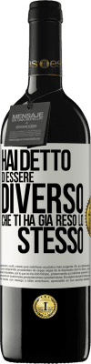 39,95 € Spedizione Gratuita | Vino rosso Edizione RED MBE Riserva Hai detto di essere diverso, che ti ha già reso lo stesso Etichetta Bianca. Etichetta personalizzabile Riserva 12 Mesi Raccogliere 2015 Tempranillo