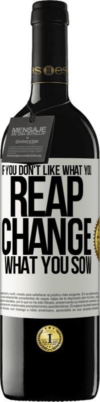 39,95 € 免费送货 | 红酒 RED版 MBE 预订 如果您不喜欢自己的收获，请改变您的播种 白标. 可自定义的标签 预订 12 个月 收成 2016 Tempranillo