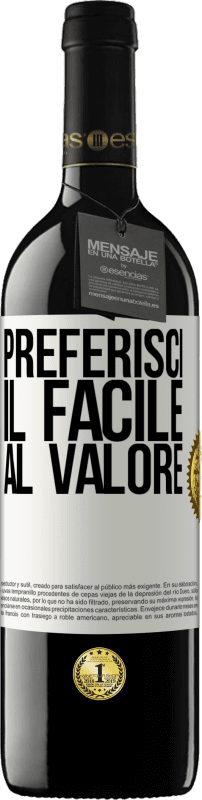 39,95 € Spedizione Gratuita | Vino rosso Edizione RED MBE Riserva Preferisci il facile al valore Etichetta Bianca. Etichetta personalizzabile Riserva 12 Mesi Raccogliere 2015 Tempranillo