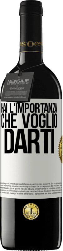 39,95 € Spedizione Gratuita | Vino rosso Edizione RED MBE Riserva Hai l'importanza che voglio darti Etichetta Bianca. Etichetta personalizzabile Riserva 12 Mesi Raccogliere 2015 Tempranillo