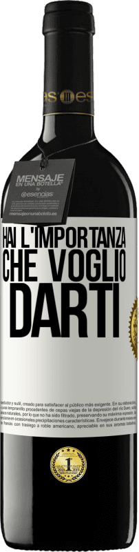 39,95 € Spedizione Gratuita | Vino rosso Edizione RED MBE Riserva Hai l'importanza che voglio darti Etichetta Bianca. Etichetta personalizzabile Riserva 12 Mesi Raccogliere 2016 Tempranillo